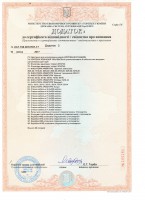 приложение 3 к сертификату на 98 позиций