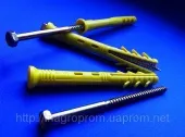 Дюбель ДБМ WAVE 10х100 mm с шурупом глухарём М6х123 mm - ISO 9001, УКРСЕПРО